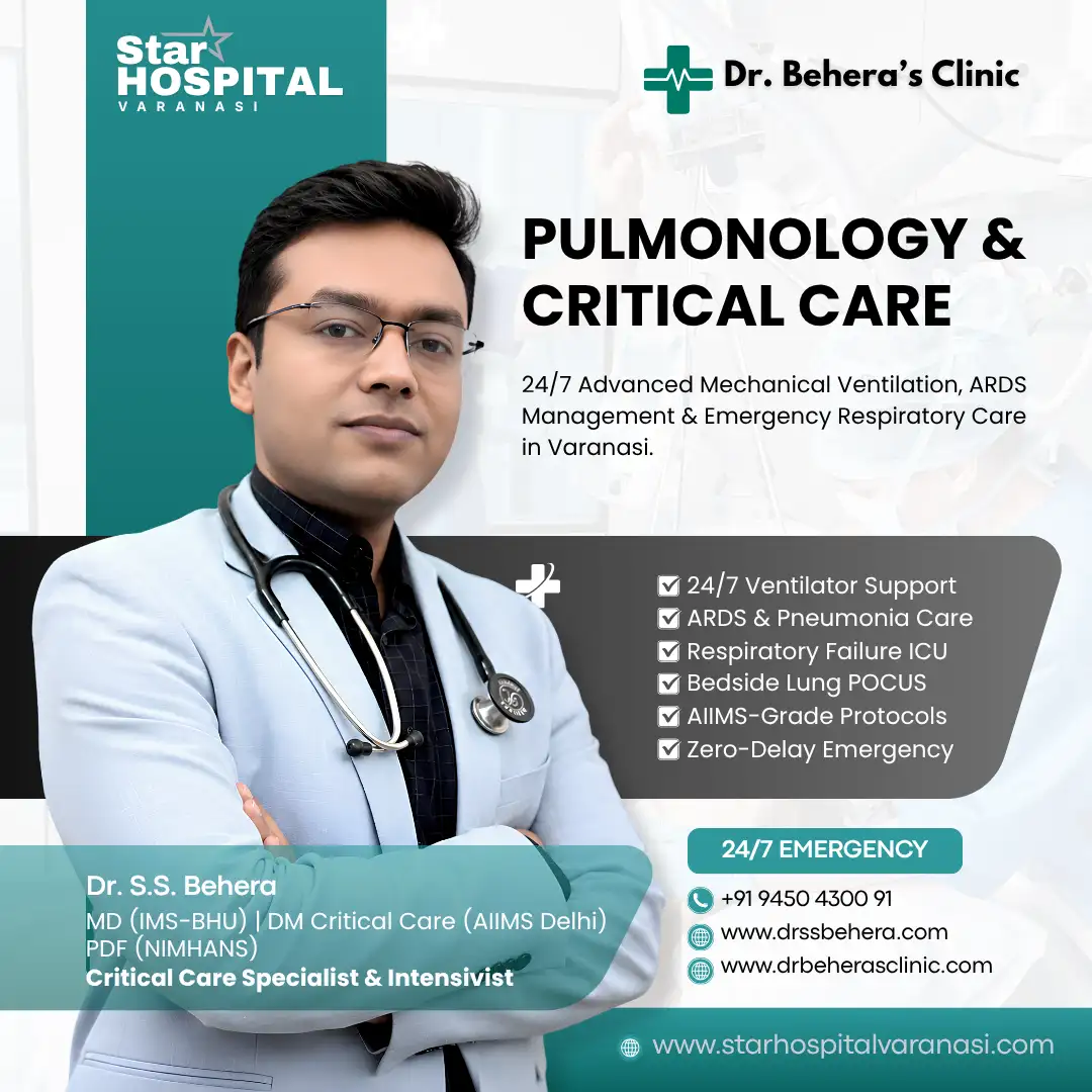 Best Pulmonology Critical Care Doctor in Varanasi - Dr SS Behera
